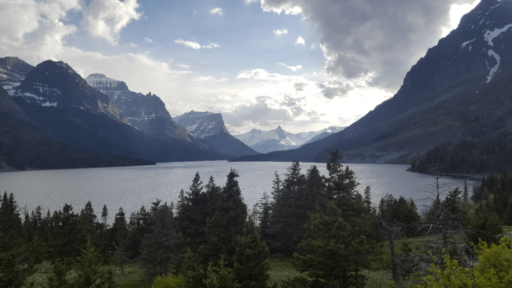 St Mary's Lake from near the visitor center