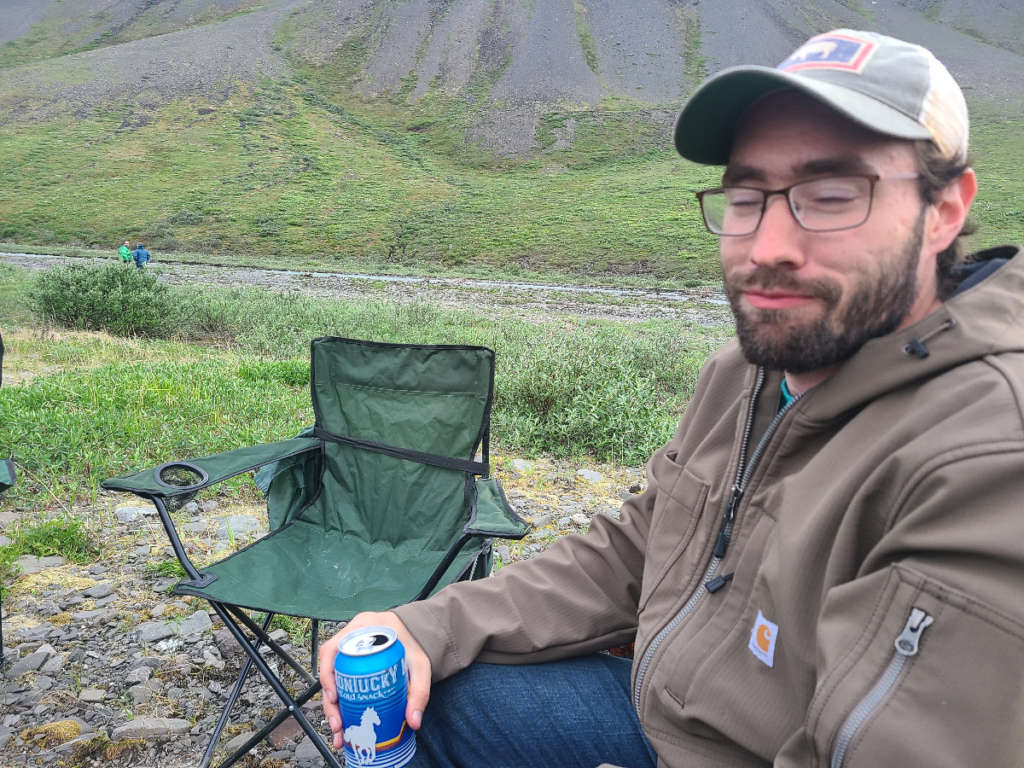 Mike chilling at fire