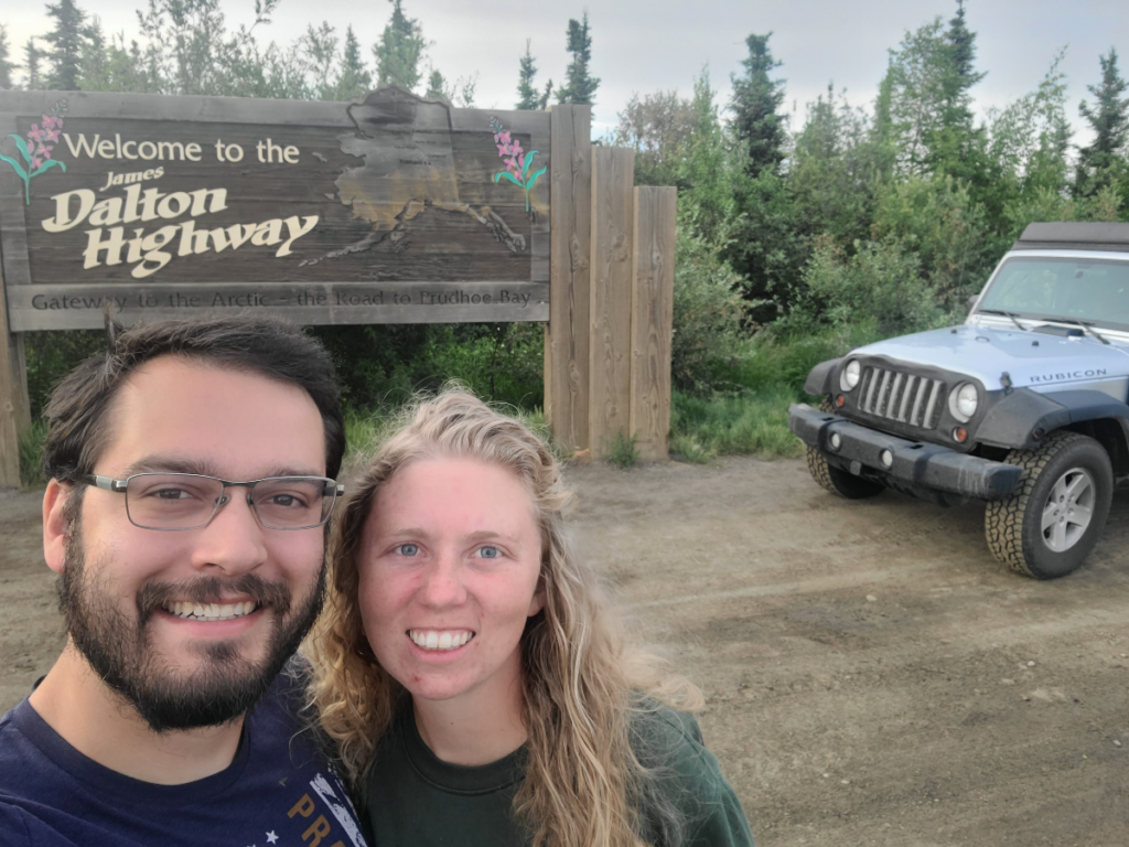 Welcome to the Dalton Highway Sign