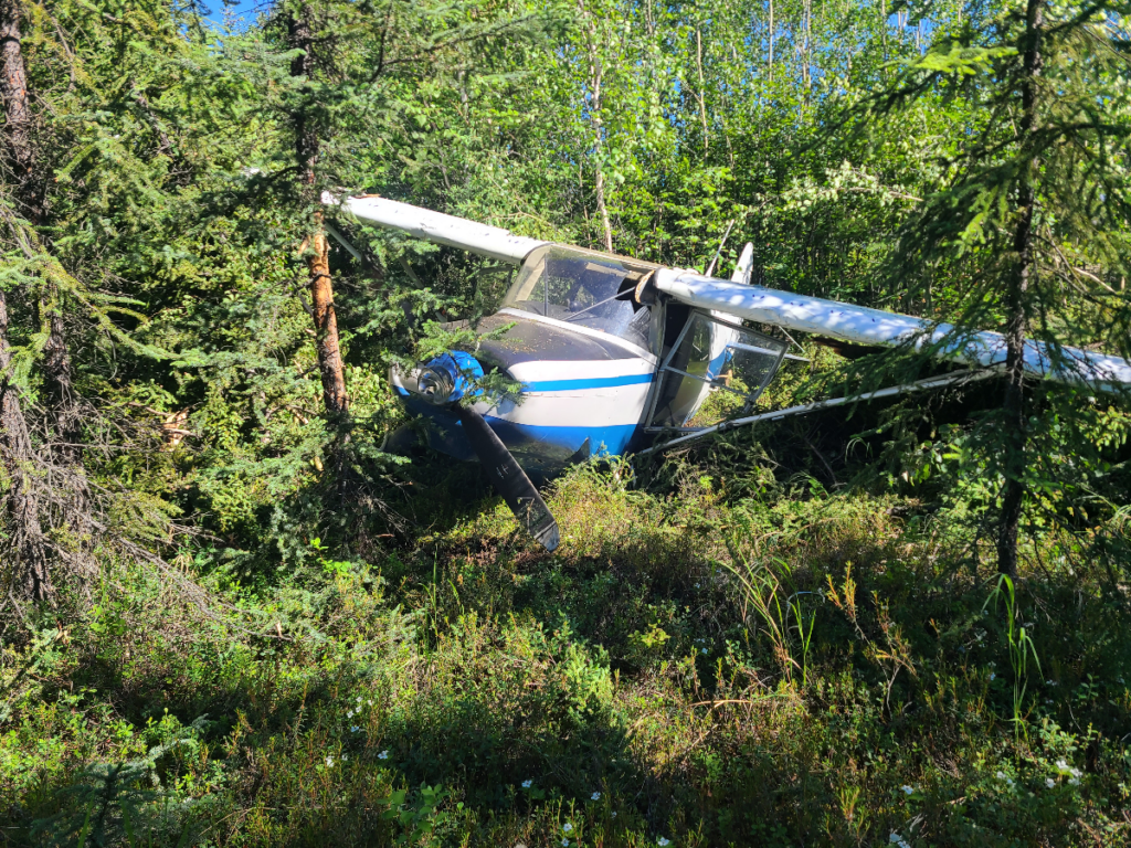 Front of crashed Maule M4