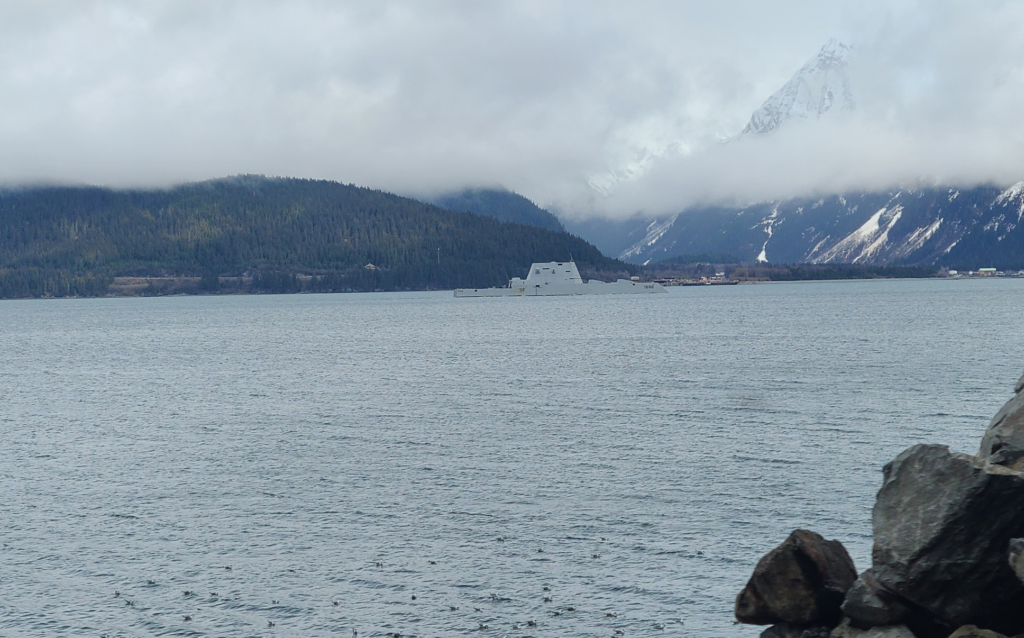 USS Zumwalt in Resurrection Bay