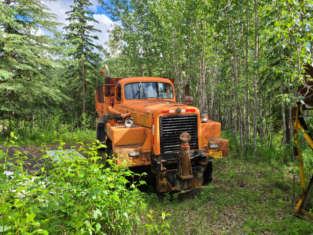 Old mining equipment